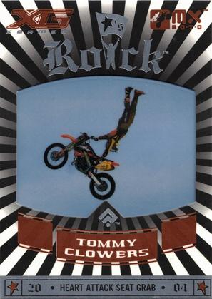 2004 Pro Core Sports X Games - Rock Stars #16 Tommy Clowers Front